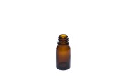 Staklena bočica 10 ml za eterična ulja sa grlom PP18 u braon boji
