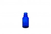 Plava staklena bočica za etarska ulja 15mL, sa grlom PP18 - bez zatvarača