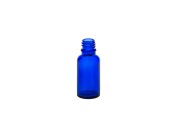 Staklena plava bočica za eterična ulja 20 ml sa grlom PP18