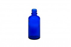 Staklena plava bočica 50mL za ulje