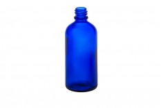 Staklena plava bočica 100mL za ulje