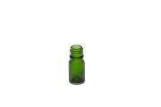 Staklena bočica za eterična ulja 5 ml zelena sa grlom PP18