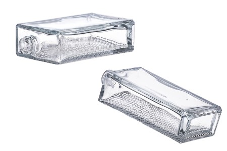 Staklena četvrtasta bočica sa reljefom 90mL za parfem, 18/415-grupa_slika