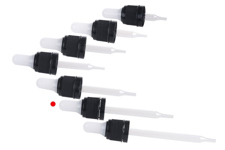 Pipeta od 50mL sa crnim i uskim sigurnosnim zatvaračem i crnom ili providnom gumicom - pojedinačno pakovanje-grupa_slika