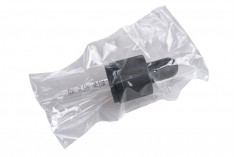 Pipeta od 15mL sa špicastim vrhom, sigurnosnim CRC zatvaranjem, mernim oznakama za zapreminu i MAT ili sjajnom crnom gumicom - pojedinačno pakovanje