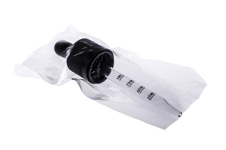 Pipeta od 100mL sa špicastim vrhom, sigurnosnim CRC zatvaranjem, oznakama za zapreminu i MAT ili sjajnom crnom gumicom - pojedinačno pakovanje-grupa_slika