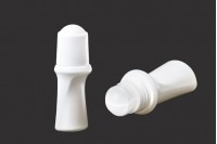 Plastična bela roll-on flašica 60 ml - 12 kom