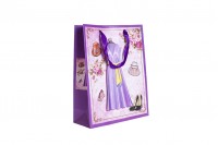Папирна 3-Д торба за поклоне, "Пурпурна хаљина", величина "М", 26к10к32цм