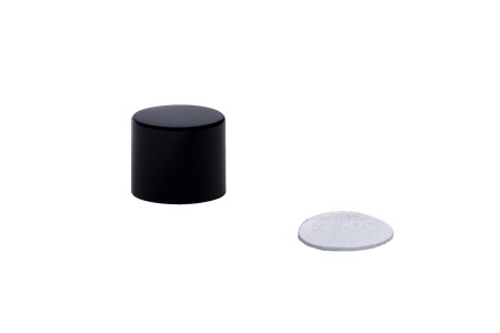 Aluminijumski UV srebrni, zlatni ili crni mat zatvarač PP 18mm sa unutrašnjim međupoklopcem-grupa_slika