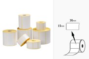 Етикете за термички пренос (МАТ), папир, самолепљиви ролни 30к15 мм - 1000 ком