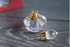 Kristalna bočica 3 ml sa kristalnim poklopcem i iglom
