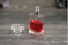 Staklena bočica za parfeme 30mL sa zatvaračem i sprejom (PP 15)