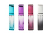 Staklene bočice za parfeme 20 ml u bledim nijansama raznih boja sa sprejom i zatvaračem
