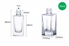 Četvrtasta bočica za parfeme 30mL (18/415)