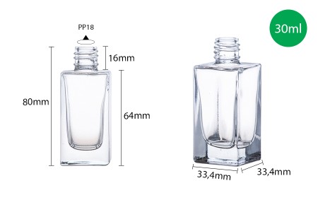 Četvrtasta bočica za parfeme 30mL (18/415)-2