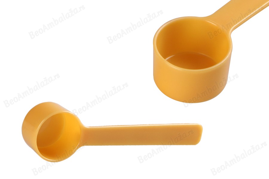Plastična žuta kašičica 7ml za merenje- 6kom-dimenzije_slike