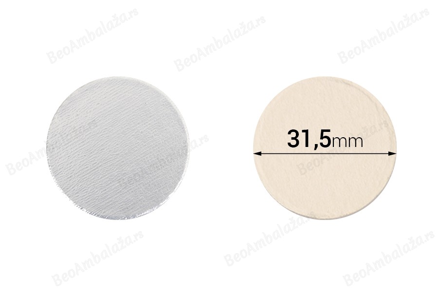 Zaptivka na indukciono lepljenje (induction sealing) 31,5mm - paket od 100 kom-slika_proizvoda