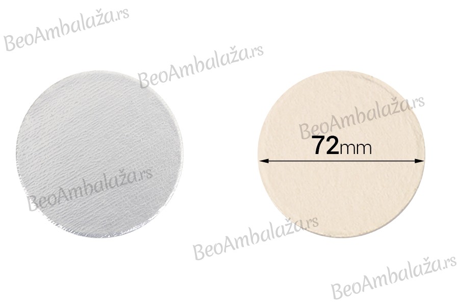 Zaptivka na indukciono lepljenje (induction sealing) 72mm - paket od 100 kom