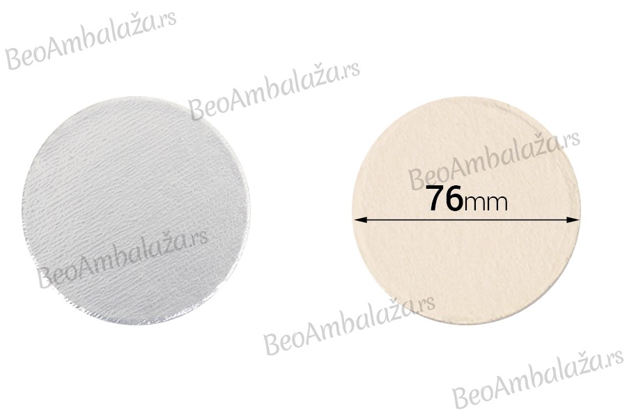 Zaptivka na indukciono lepljenje (induction sealing) 76mm - paket od 100 kom Zaptivka na indukciono lepljenje (induction sealing) 76mm - paket od 100 kom