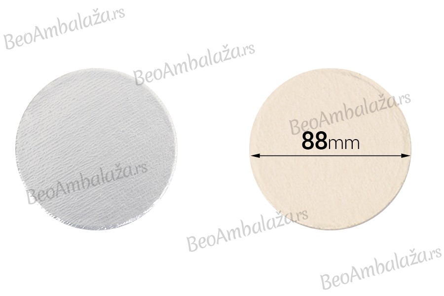 Zaptivka na indukciono lepljenje (induction sealing) 88mm - paket od 100 kom Zaptivka na indukciono lepljenje (induction sealing) 88mm - paket od 100 kom