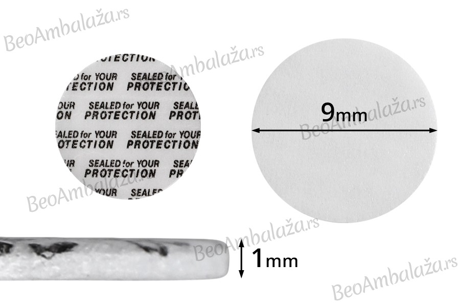 Zaptivka 9mm (lepi se na grlo pod pritiskom zatvarača) - 50kom