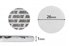 Zaptivke 26mm za staklene teglice (lepe se pod pritiskom) - 50kom