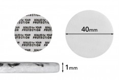 Zaptivke 40mm za staklene teglice (lepe se pod pritiskom) - 50 kom