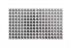 Srebrna samolepljiva aluminijumska zaptivka 8mm - 180 kom