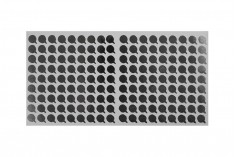 Srebrna samolepljiva aluminijumska zaptivka 9mm - 162 kom