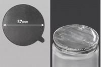 Srebrna samolepljiva aluminijumska zaptivka 37mm - 18 kom