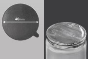 Srebrna samolepljiva aluminijumska zaptivka 40mm - 36 kom