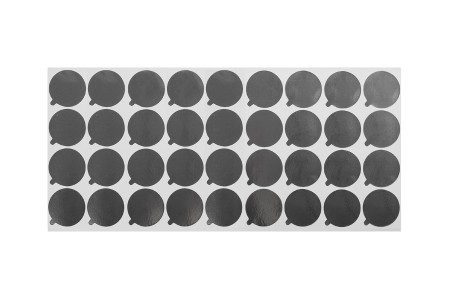 Srebrna samolepljiva aluminijumska zaptivka 40mm - 36 kom-dimenzije_slike