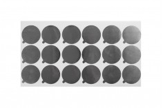 Srebrna samolepljiva aluminijumska zaptivka 41mm - 18 kom