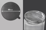 Srebrna samolepljiva aluminijumska zaptivka 49mm - 12 kom