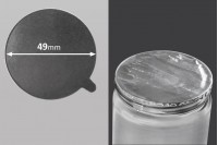 Srebrna samolepljiva aluminijumska zaptivka 49mm - 12 kom