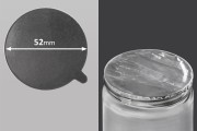 Srebrna samolepljiva aluminijumska zaptivka 52mm - 8 kom