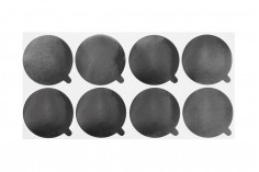 Srebrna samolepljiva aluminijumska zaptivka 52mm - 8 kom