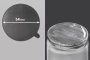 Srebrna samolepljiva aluminijumska zaptivka 54mm - 15 kom
