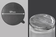 Srebrna samolepljiva aluminijumska zaptivka 57mm - 8 kom
