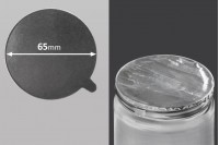 Srebrna samolepljiva aluminijumska zaptivka 65mm - 10 kom
