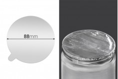 Srebrna samolepljiva aluminijumska zaptivka 88mm - 4 kom