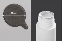 Srebrna samolepljiva aluminijumska zaptivka 16mm - 144 kom