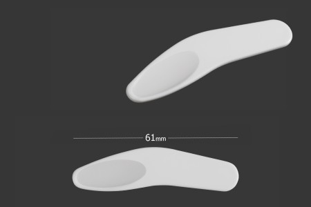 Plastična spatula za kremu (PE) bela 61 mm - 24 kom-slika_proizvoda
