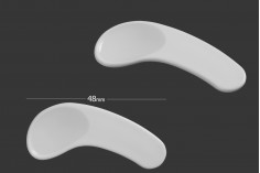 Plastična bela PE spatula 48mm za kreme - 24 kom