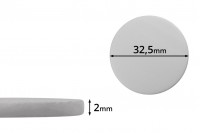 Beli penasti PE međupoklopac 32,5mm- 100kom