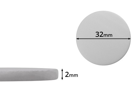 Beli penasti PE međupoklopac 32mm- 100kom-slika_proizvoda