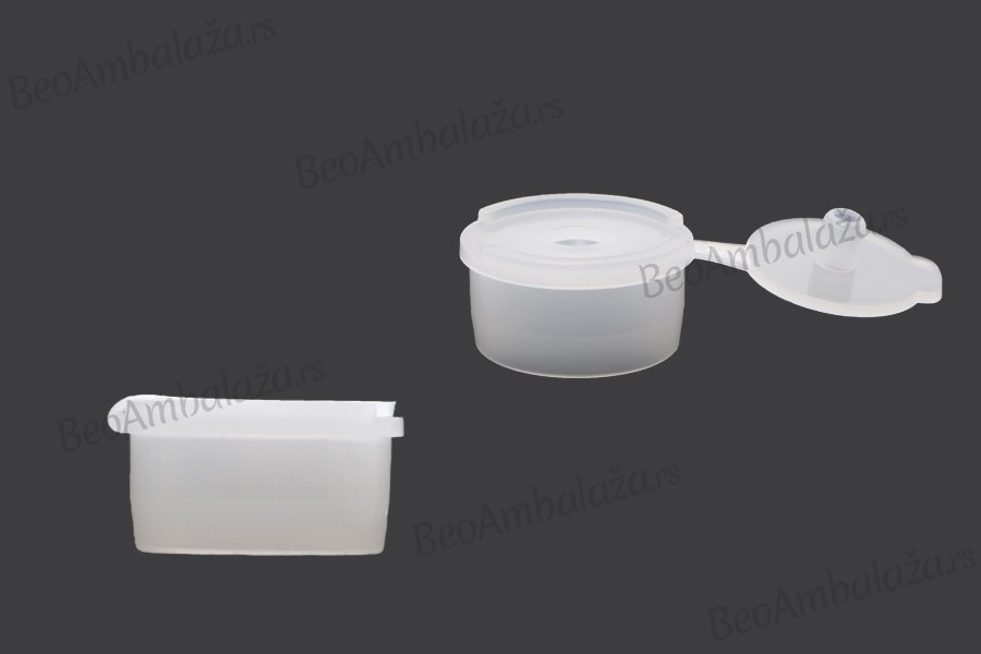 Plastični PE zatvarač sa čepom- prečnik 19mm- 50 komada