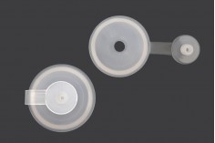 Plastični PE zatvarač sa čepom- prečnik 19mm- 50 komada