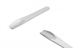 Plastična srebrna PE spatula 71x11mm za kreme - 24 kom