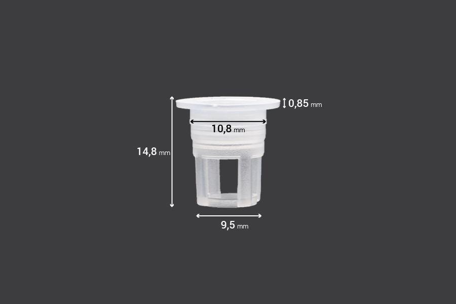 Regulator protoka - plastični odvod (PE) - prečnik 10,8 mm - 50 kom Regulator protoka - plastični odvod (PE) - prečnik 10,8 mm - 50 kom-